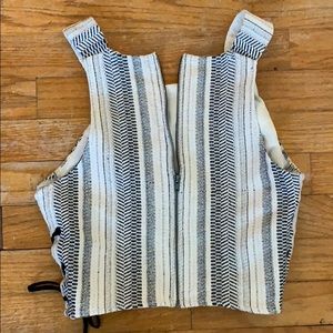 BCBGeneration woven crop top